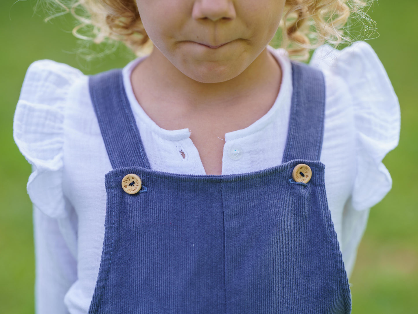 Camisa de niña bambula blanca