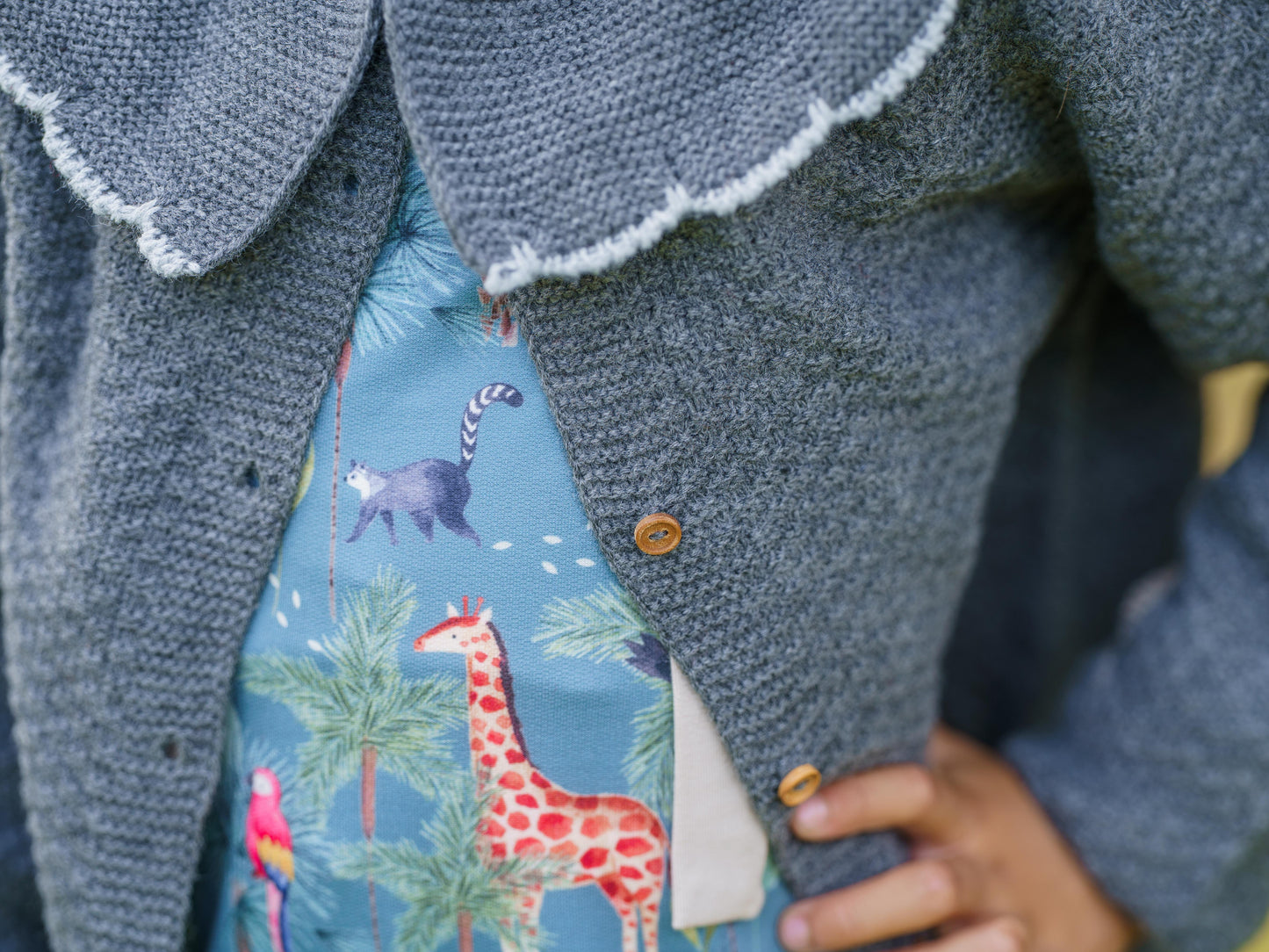 Rebeca / Jersey con cuello Gris