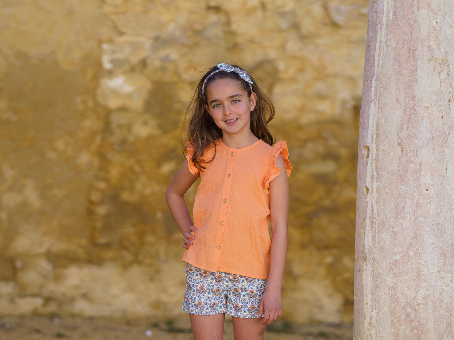 Camisa de niña Nonno y Nonna