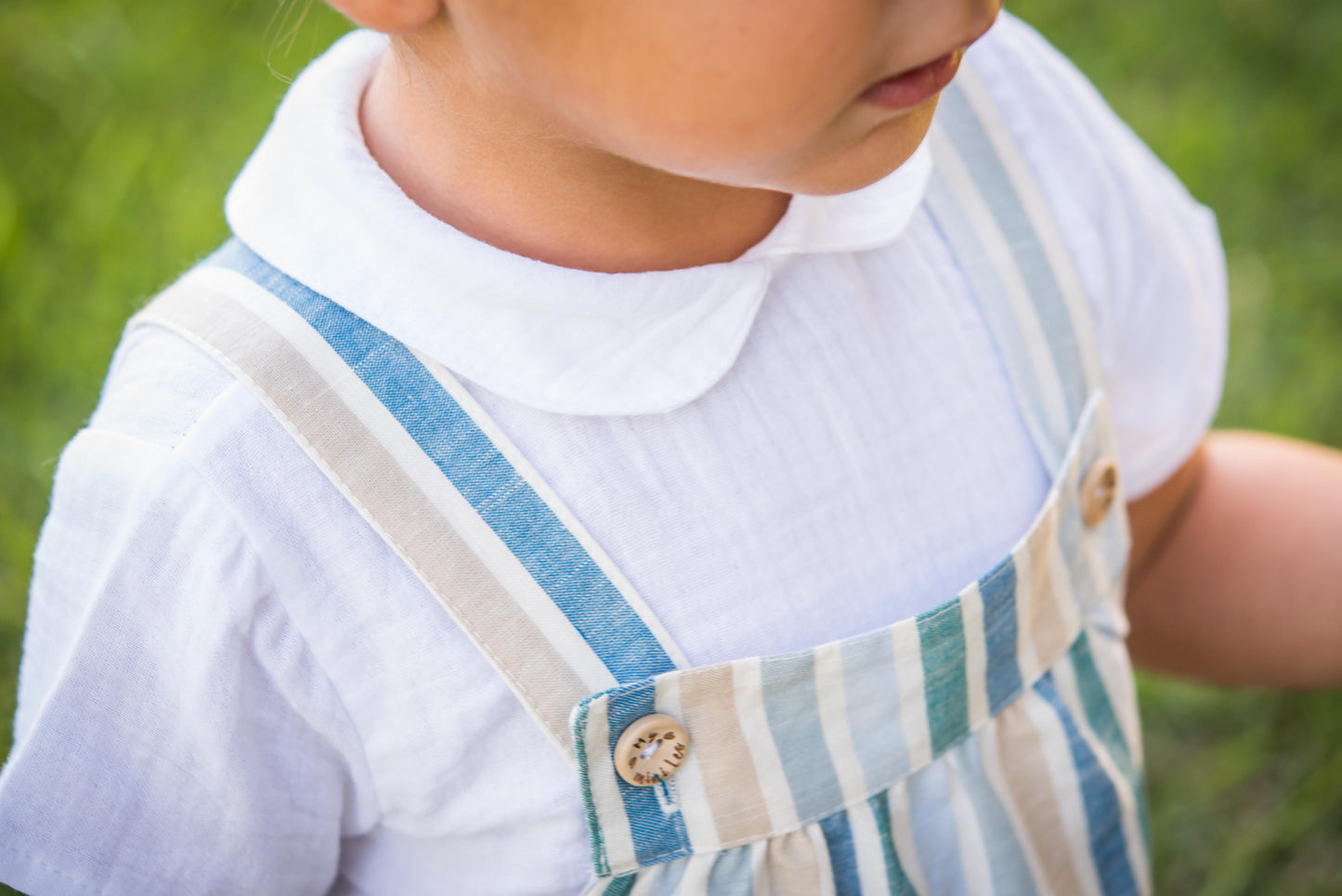 Camisa Bambula Blanca cuello bebé