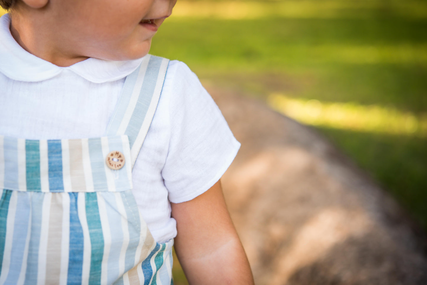 Camisa Bambula Blanca cuello bebé