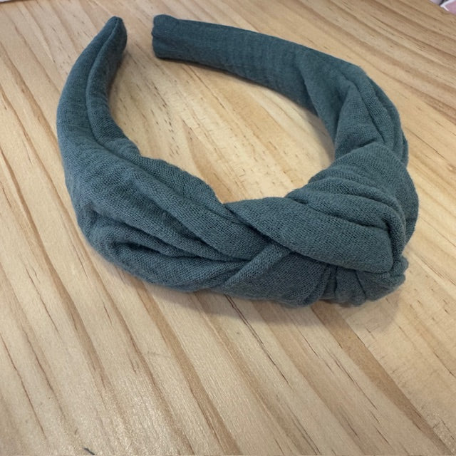 Diadema Nudo Bambula Verde