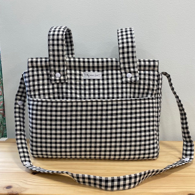 Bolsa de carro Vichy Negro