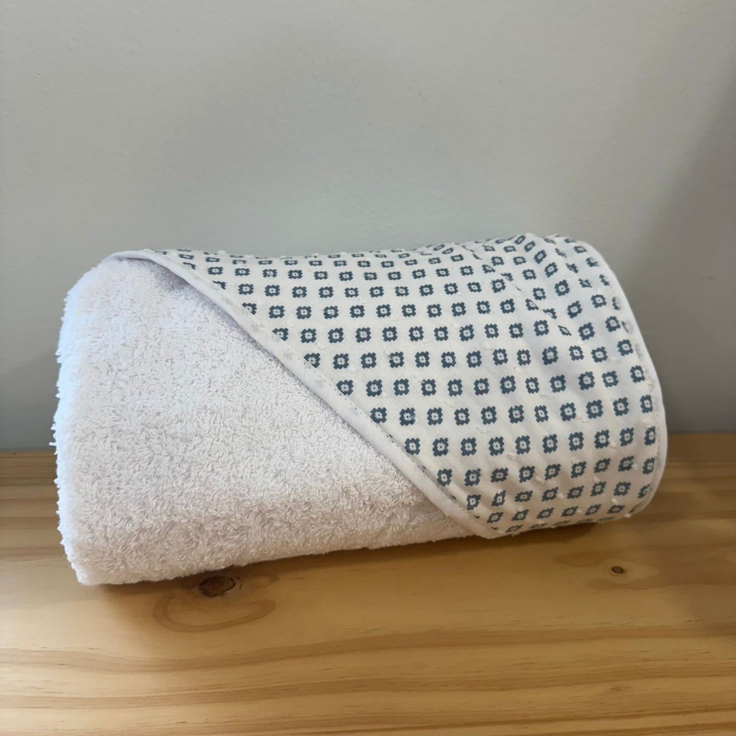 Toalla formitas azules