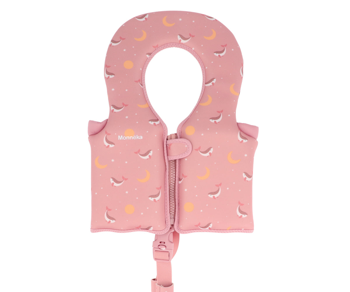 Chaleco de flotación Ballena Rosa 1-2 años