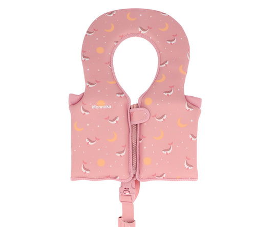 Chaleco de flotación Ballena Rosa 1-2 años
