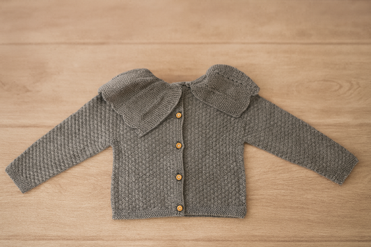 Rebeca / Jersey con cuello Piedra