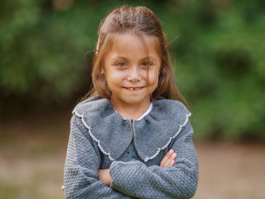 Rebeca / Jersey con cuello Gris