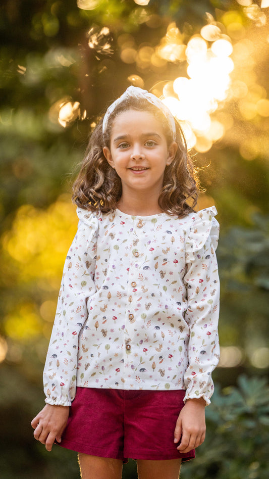 Camisa de niña Pino