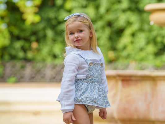 Camisa manga larga bambula blanca