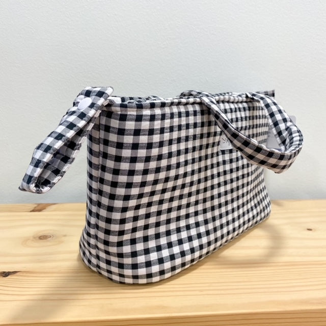 Bolsa de Carro mini vichy negro