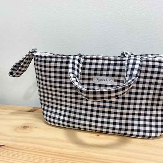 Bolsa de Carro mini vichy negro