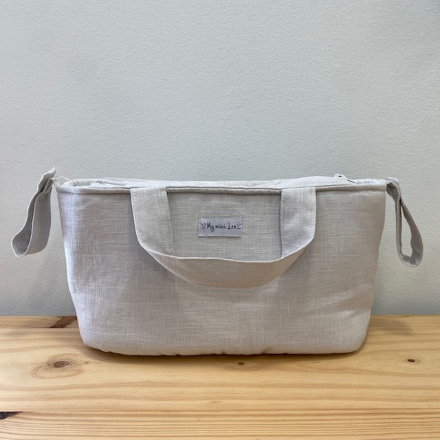 Bolsa de Carro mini lino beige