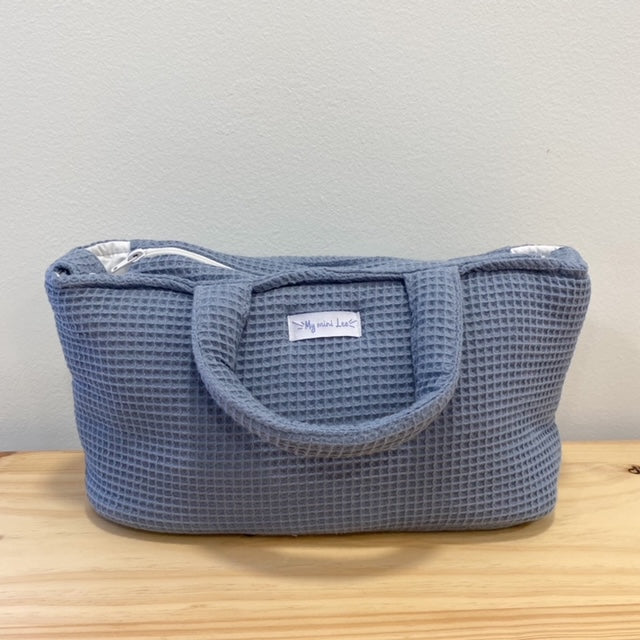 Bolsa de Carro mini Waffle azul