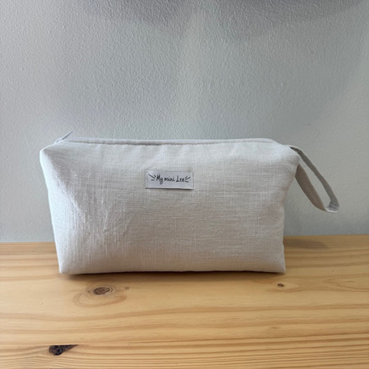 Bolsita de lino Beige