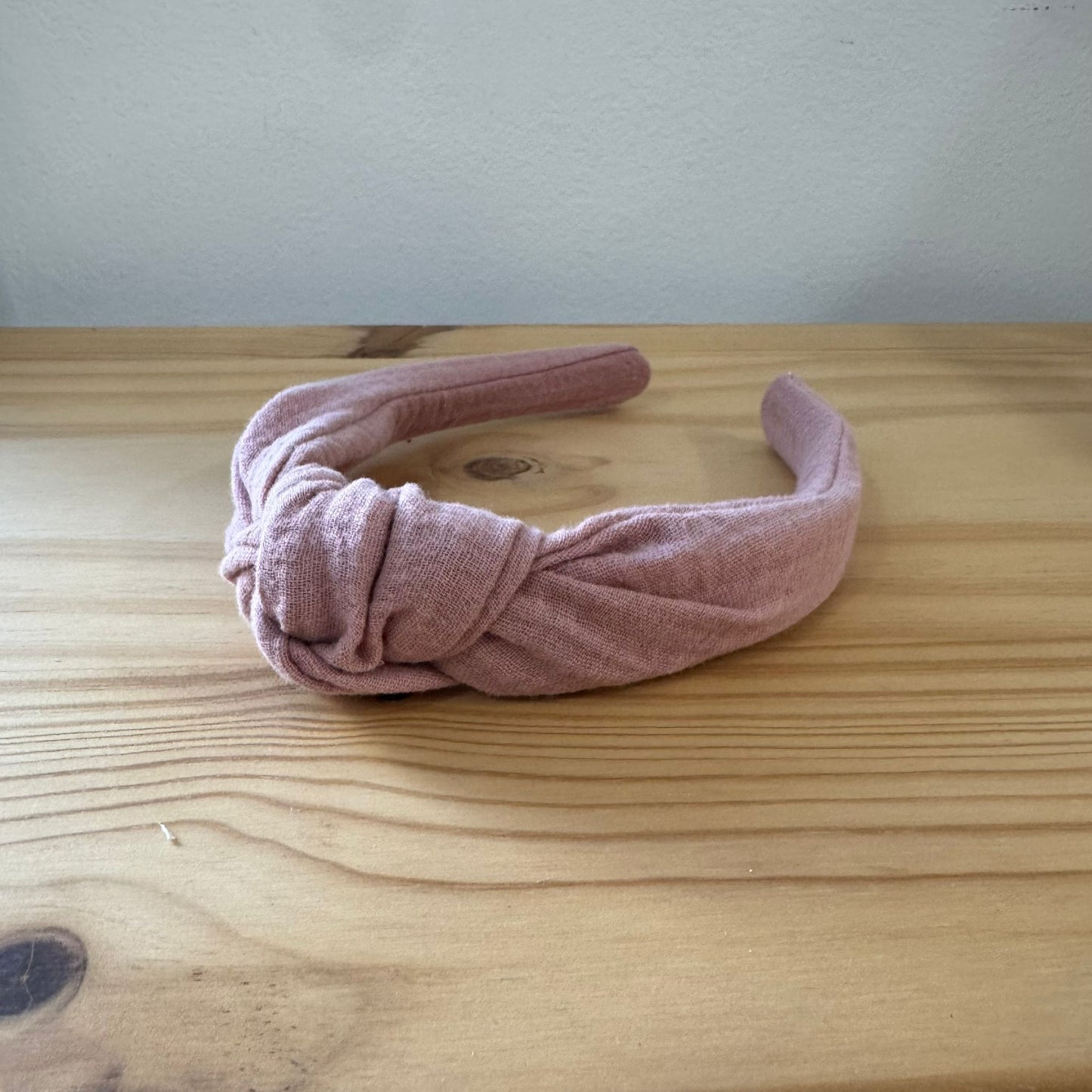 Diadema Nudo Bambula Rosa