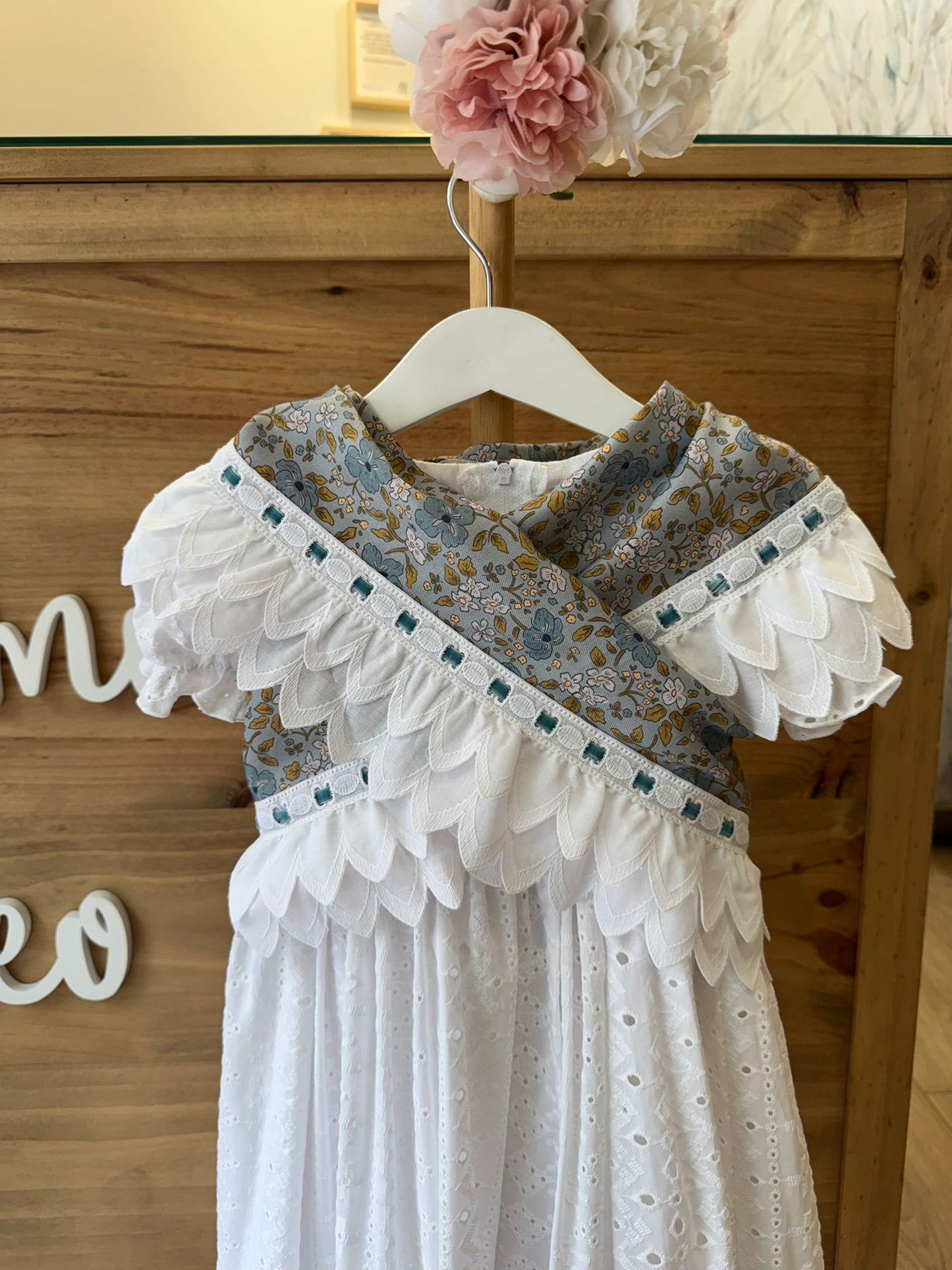 Piquillo Olivia con Tira Bordada