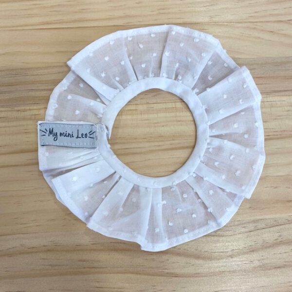 Cuello de Plumeti Blanco