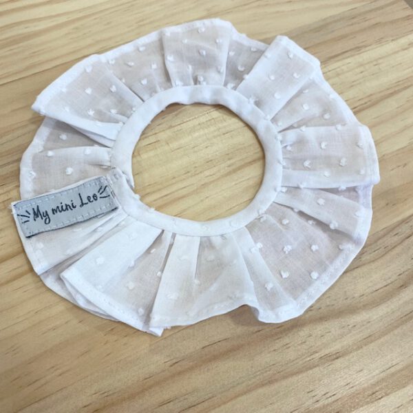 Cuello de Plumeti Blanco